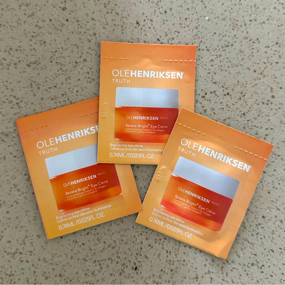 5/25✨banana bright eye cream olehenriksen 3pck